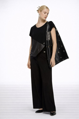 LAMANTE BOL SİYAH PANTOLON